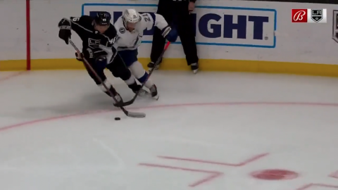 Lizotte with Relentless Effort on Forecheck